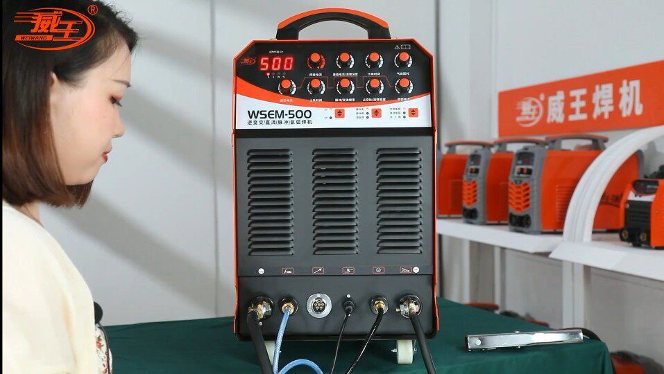 威王WSEM-400 脉冲交直流多功能氩弧焊机500铝焊机工业双模块正品