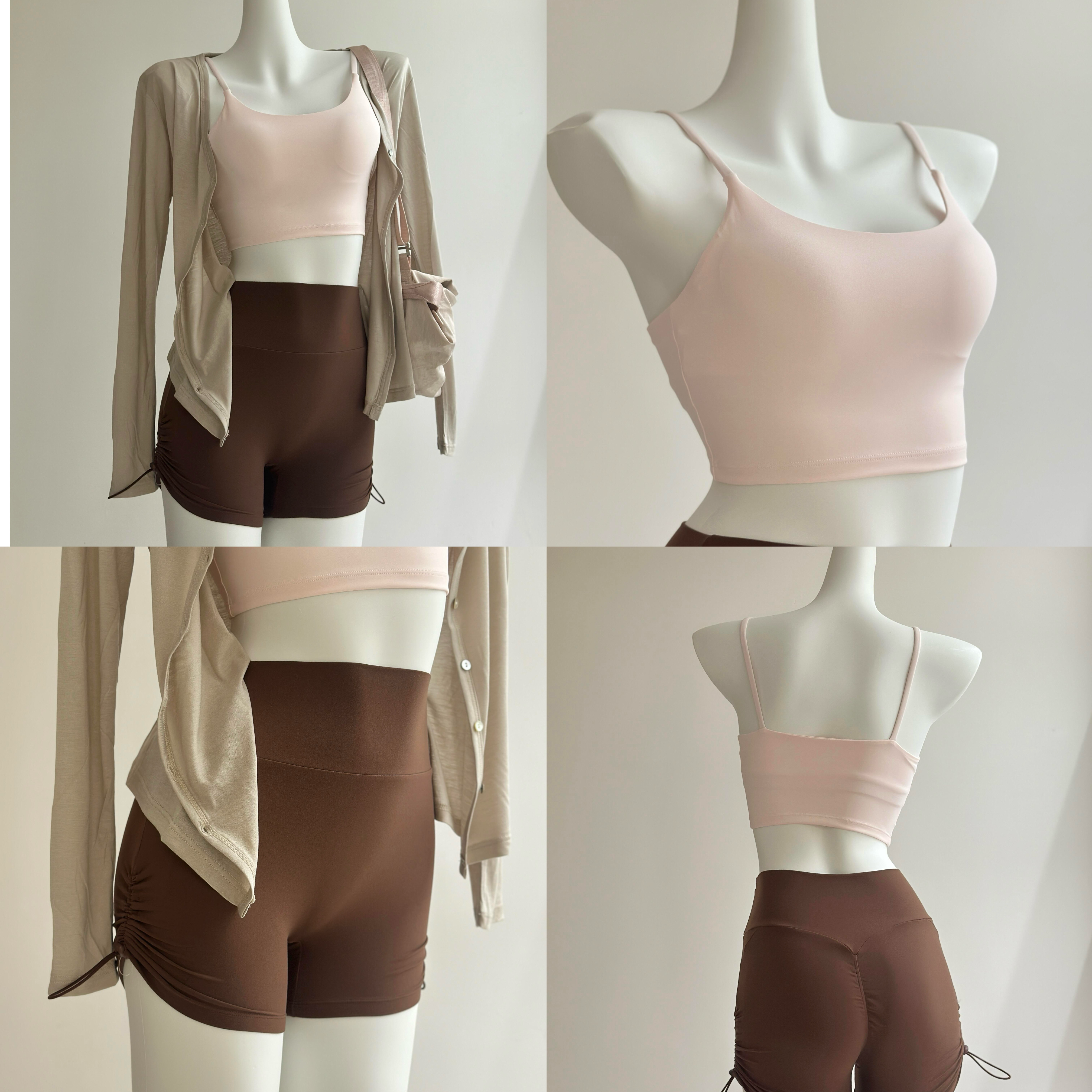 夏季超火孕妇瑜伽服套装背心运动内衣文胸高弹力美背上衣孕期健身