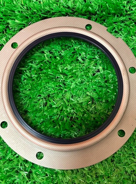 挖掘机6D34发动机曲轴曲前曲后油封神钢200/230/320-6 挖机配件