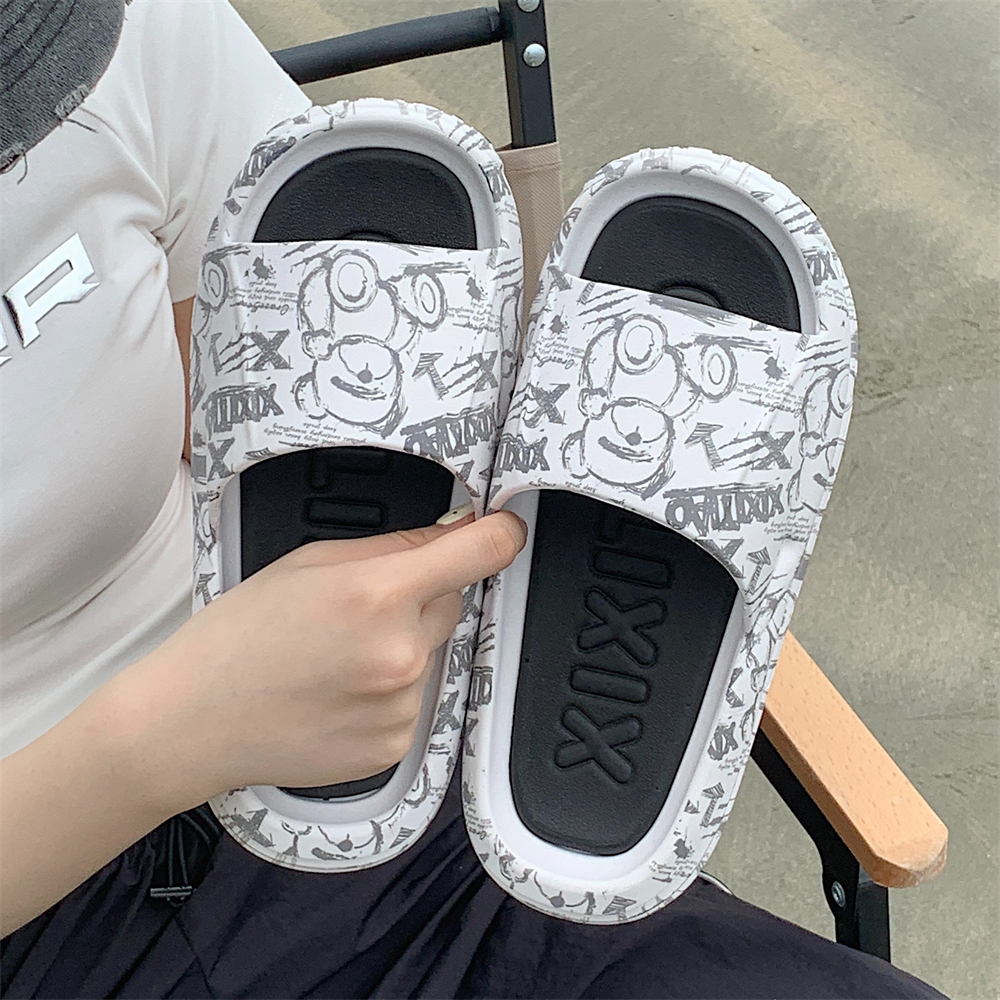 潮酷个性街头风情侣沙滩凉拖鞋