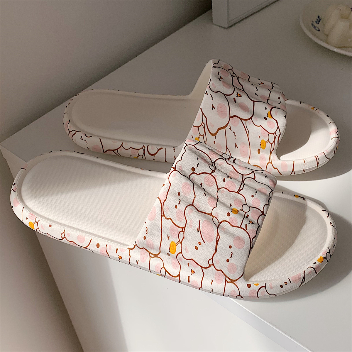 韩版可爱女夏季卡通甜美风凉拖鞋