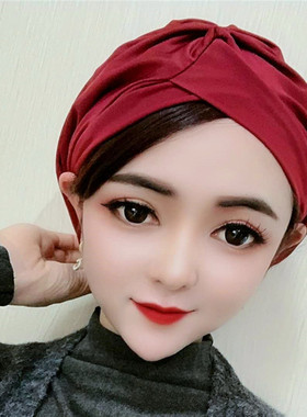 网红包头帽穆斯女士纱巾爆款