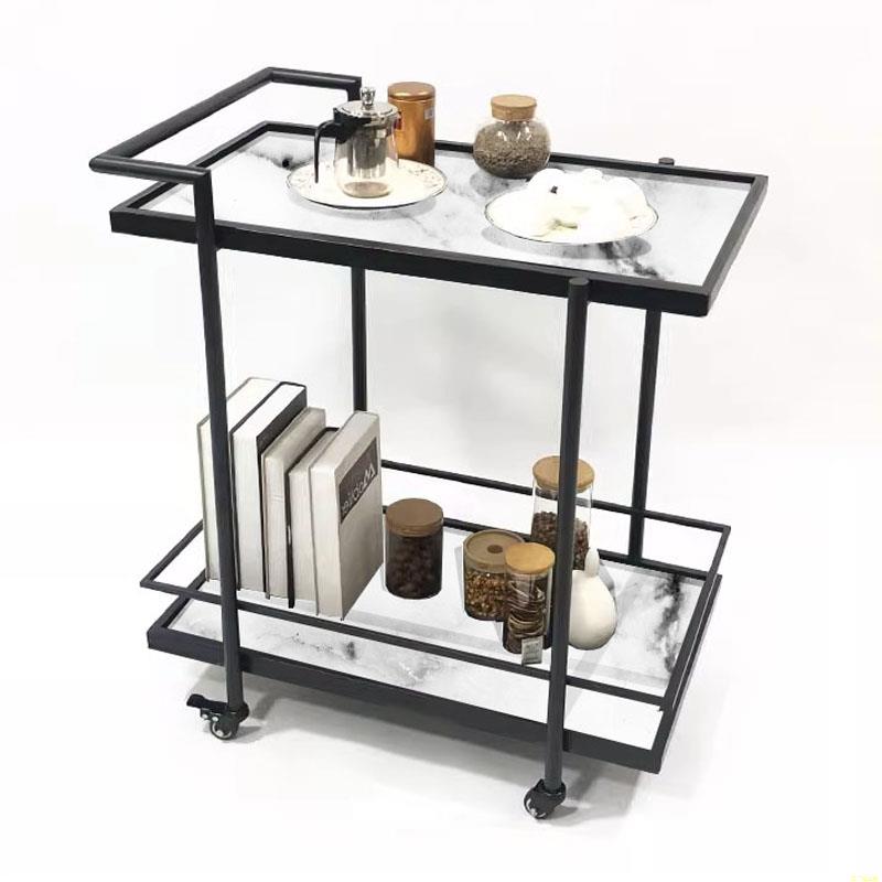 酒店手推车餐车酒水车酒吧传菜推车茶几小推车餐厅移动网红蛋糕车