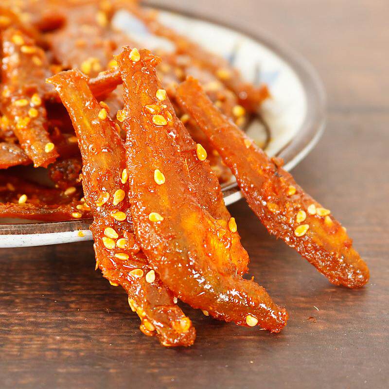 现货整件批售即食香辣小鱼干银鱼仔海味零食小吃白凡鱼干海鲜熟食
