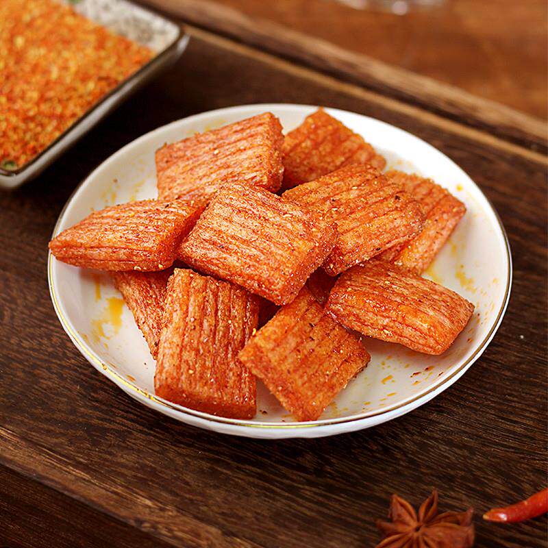 现货辣条豆皮辣片大面筋办公室休闲零食儿时经典辣条多口味礼