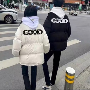 高街COOD羽绒棉服男女加厚保暖潮牌宽松情侣棉衣棉袄 美式 冬季 新款