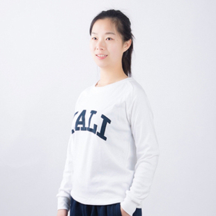 雅礼中学白色校服圆领卫衣雅实北雅中雅春秋薄款透气棉可定制