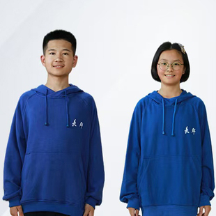 长郡双语实验中学生外国语校服卫衣套头带帽服装加绒春秋冬文化衫