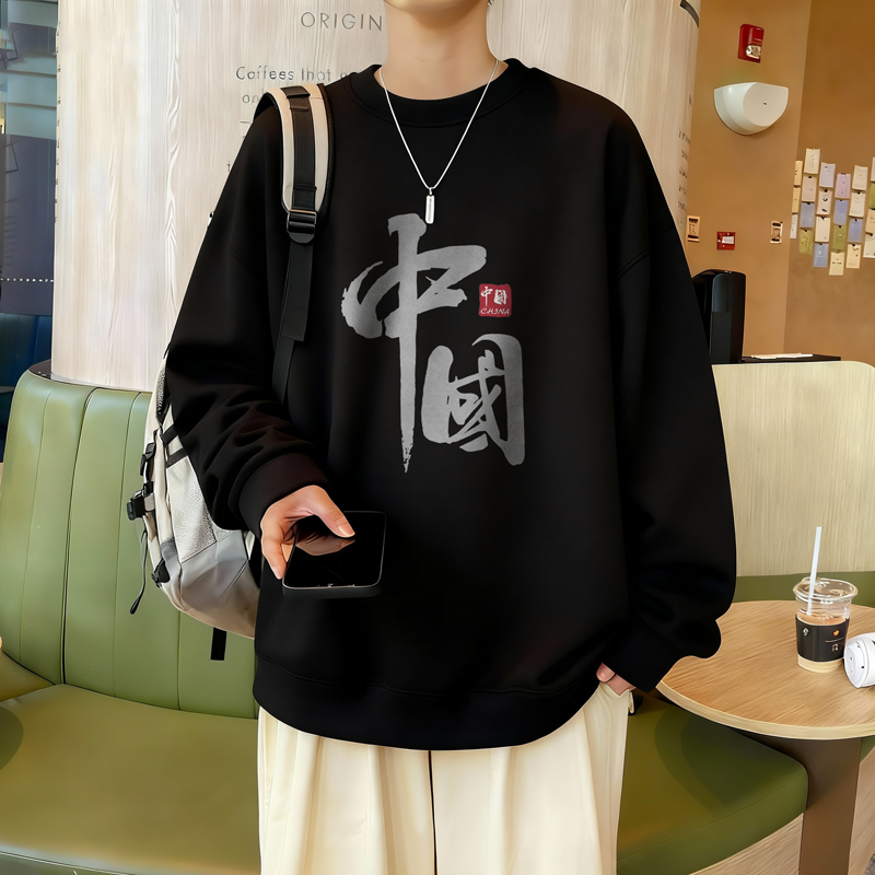 6628*P28美式重磅华棉卫衣男女春季新款圆领风上衣宽松休闲外套，女装短外套，星座414A-2（原B215-2）