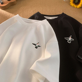 TC89*P25华夫格美式痞帅t恤男夏季新款短袖宽松重磅潮牌情侣上衣，男装T恤，星座414A-2（原B215-2）