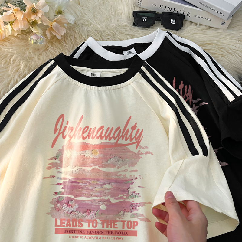 TE12*P33新中式小众痞帅短袖t恤男夏季新款潮牌运动半袖宽松上衣，男装T恤，星座414A-2（原B215-2）