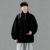 PW100*P38秋冬新款卫衣男潮流双面摇粒绒内搭打底衫立领休闲外套，男装T恤，星座414A-2（原B215-2）