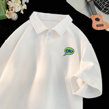 TL43*P35华夫格重磅POLO衫短袖男士夏季痞帅潮牌宽松翻领休闲T恤，男装T恤，星座414A-2（原B215-2）