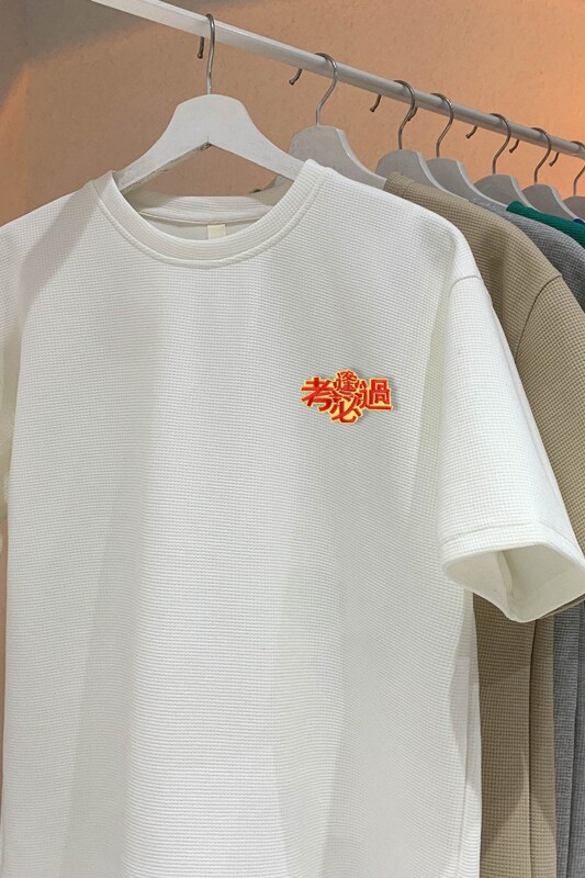 TC25*P22风华夫格t恤男女夏季新款痞帅短袖宽松重磅潮牌上衣,男装T恤,星座414A-2（原B215-2）