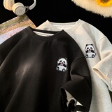 TC30*P22华夫格男女t恤夏季短袖宽松大码体恤潮港风半袖上衣服，男装T恤，星座414A-2（原B215-2）