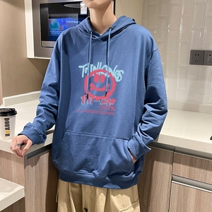 7011*P45秋冬连帽卫衣男潮牌ins港风宽松百搭上衣服纯棉潮流外套