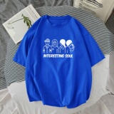 C117*P20短袖T恤男士夏季休闲潮牌ins体恤男生半袖韩版情侣上衣服，男装T恤，星座414A-2（原B215-2）