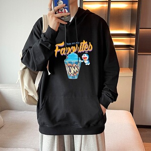 7018*P45 春秋新款卫衣男连帽宽松百搭帽衫设计感小众外套潮牌ins图片