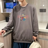 6003*P35秋季新款卫衣男春秋季潮牌宽松纯棉长袖t恤重磅外套上衣，男装卫衣，星座414A-2（原B215-2）