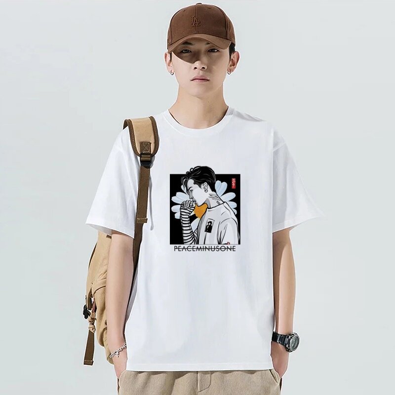 T153*P20潮ins短袖T恤男夏季新款潮牌印花圆领纯棉上衣宽松半袖,男装T恤,星座414A-2（原B215-2）