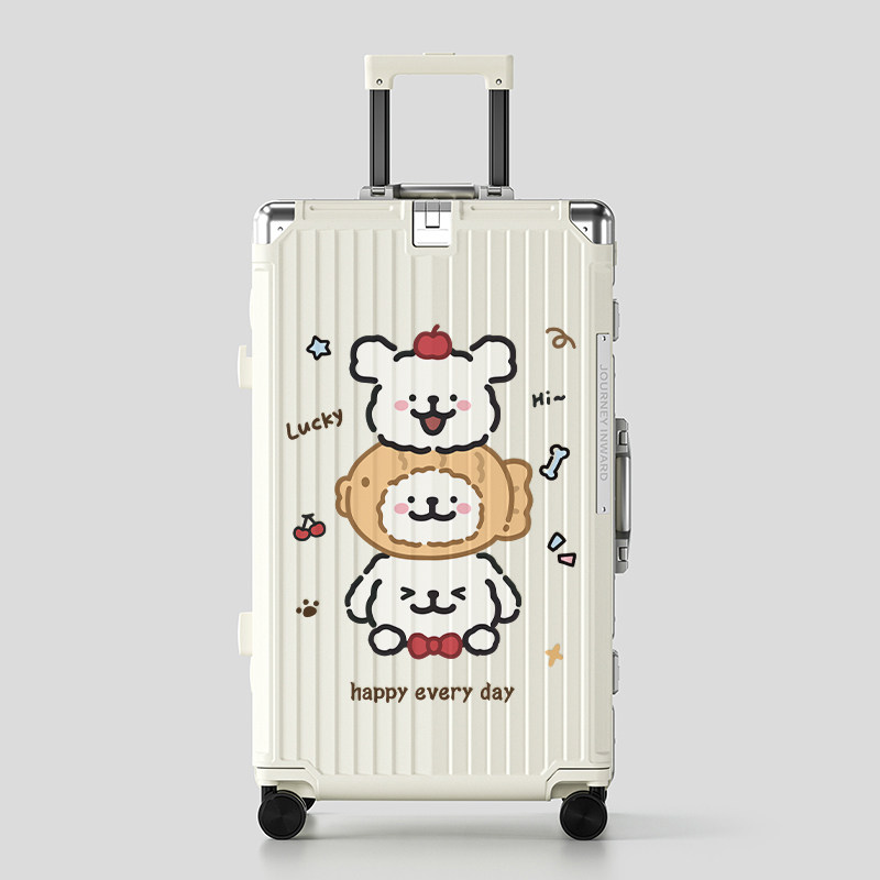 多功能行李箱加厚耐用拉杆箱20寸登机旅行箱24寸大容量密码皮箱28