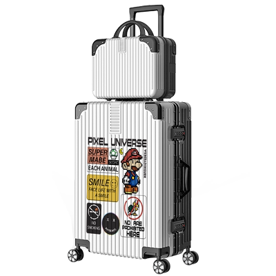 涂鸦卡通拉杆箱密码箱