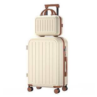 多功能行李箱新款学生拉杆箱女20寸登机箱耐用大容量旅行箱密码箱