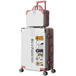 行李箱女日系涂鸦20旅行箱男28拉杆箱24寸新款2021密码皮箱子小型