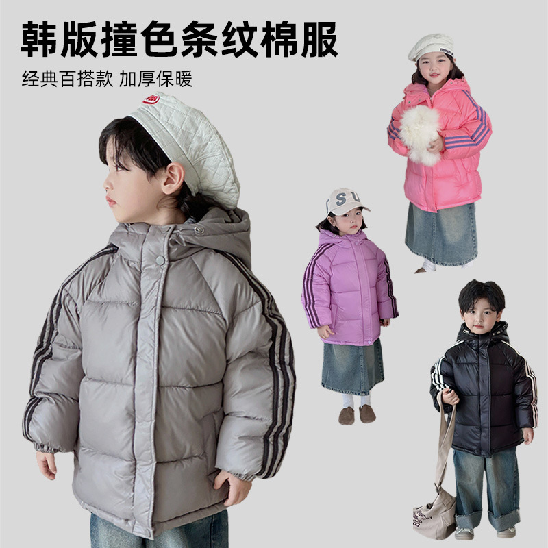 【官网热销】韩版儿童加厚棉服秋