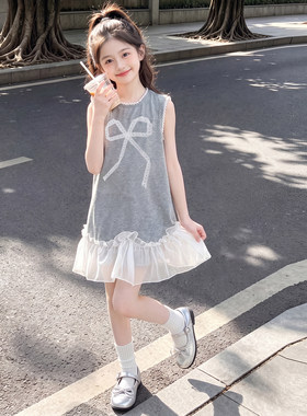 女童无袖连衣裙夏儿童裙子