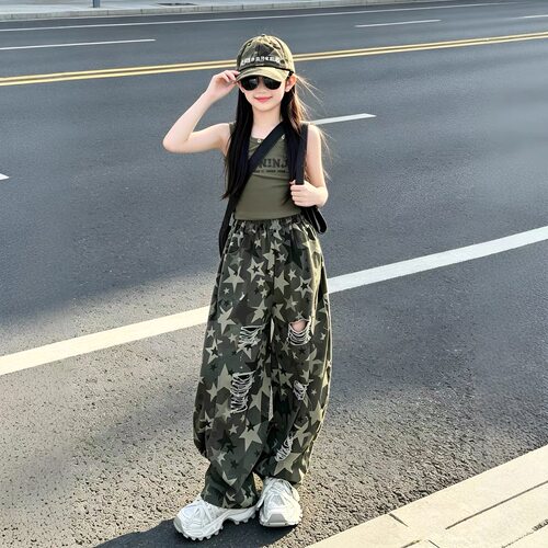 【送运费险】潮酷穿搭迷彩两件套