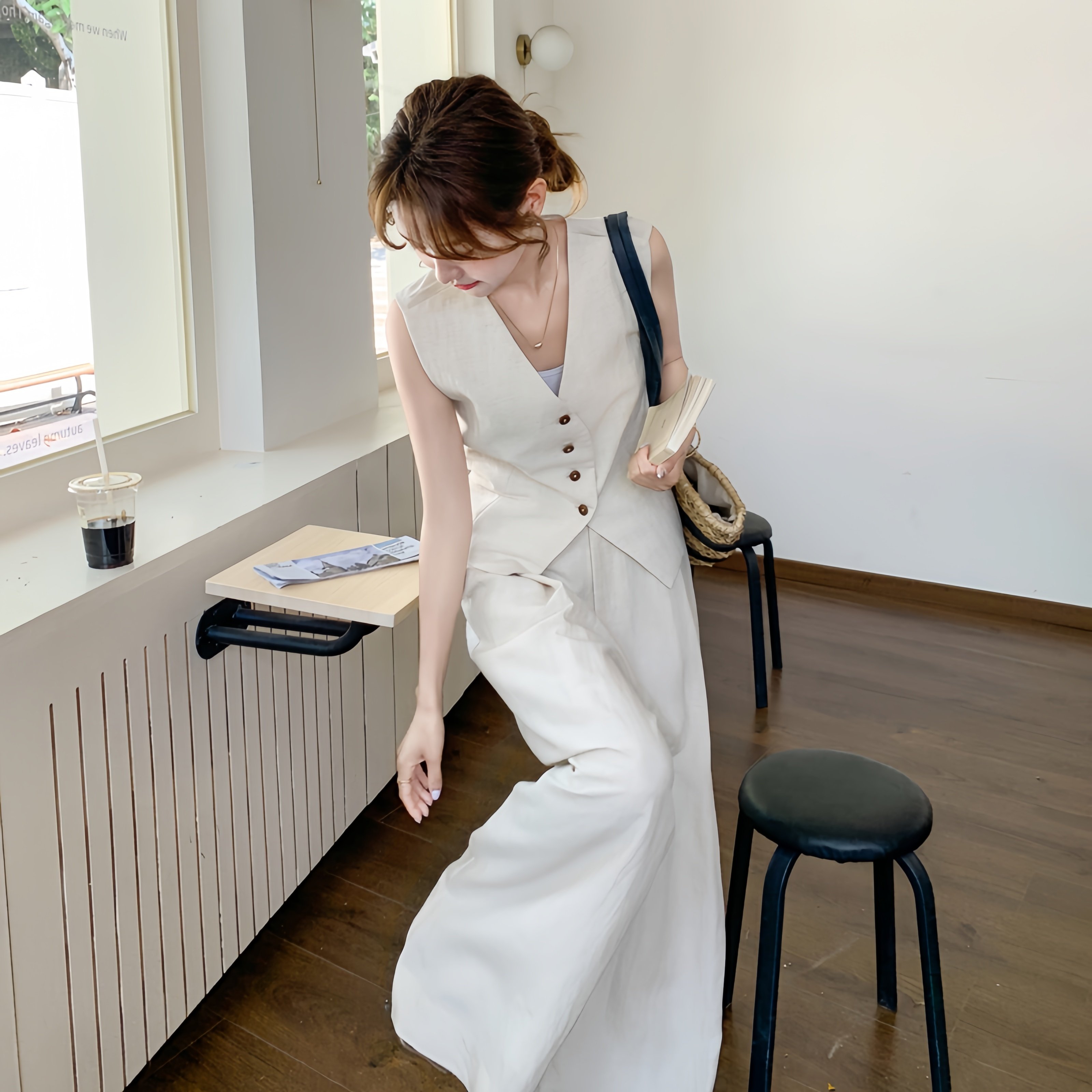 女童马甲阔腿裤套装2026夏季薄儿童大童韩系穿搭两件套亲子装大码,童装/婴儿装/亲子装,套装,淘宝优惠券,粉丝福利购,淘宝优惠卷