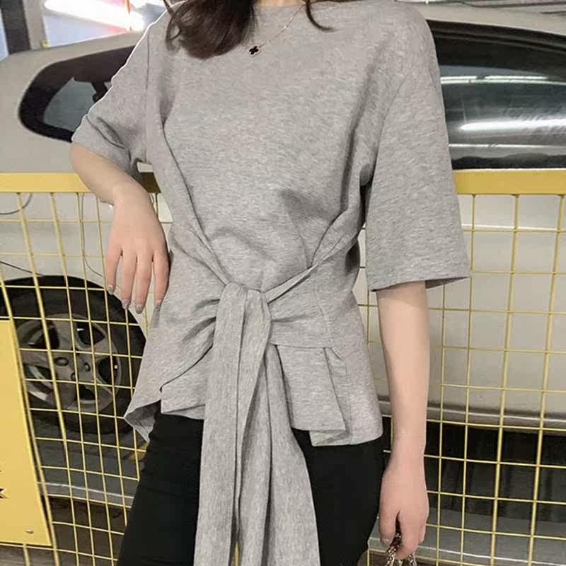 2020年夏季新款修身小心机收腰短袖t恤韩版网红潮ins超火上衣服女|msdalam kategori mod main/animasi/Zhou Bian/cos/permainan papan, kostum cosplay/props/perkhidmatan, Wanita Cosplay - dari Buy2taobao.com untuk memberikan perkhidmatan ejen Taobao profesional membeli