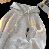 字母秋季连帽卫衣嘻哈街头潮牌宽松帽衫上衣服AW9231P55控75，男装卫衣，星座414A-3（原B215-3）
