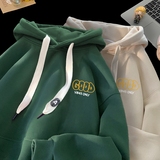 字母秋季连帽卫衣嘻哈街头潮牌宽松帽衫上衣服AW9231P55控75，男装卫衣，星座414A-3（原B215-3）
