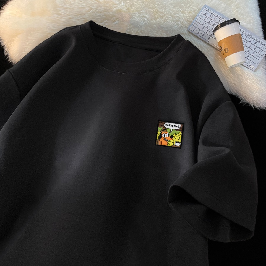 纯棉白色短袖t恤女夏季情侣刺绣半袖圆领潮牌DT210P28控40，商品下架区商品下架区，星座414A-3（原B215-3）