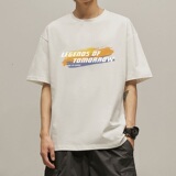 短袖T恤男夏季纯港风百搭宽松大码情侣ins潮牌半袖上衣T015P20，男装T恤，星座414A-3（原B215-3）