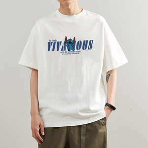 短袖t恤男士潮牌宽松潮流体恤衫半袖2021新款上衣服男装CT274 P20图片
