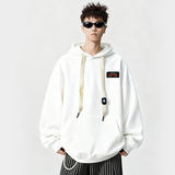 刺绣字母秋季连帽卫衣嘻哈街头潮牌宽松帽衫上衣服AW011P55控75，男装卫衣，星座414A-3（原B215-3）