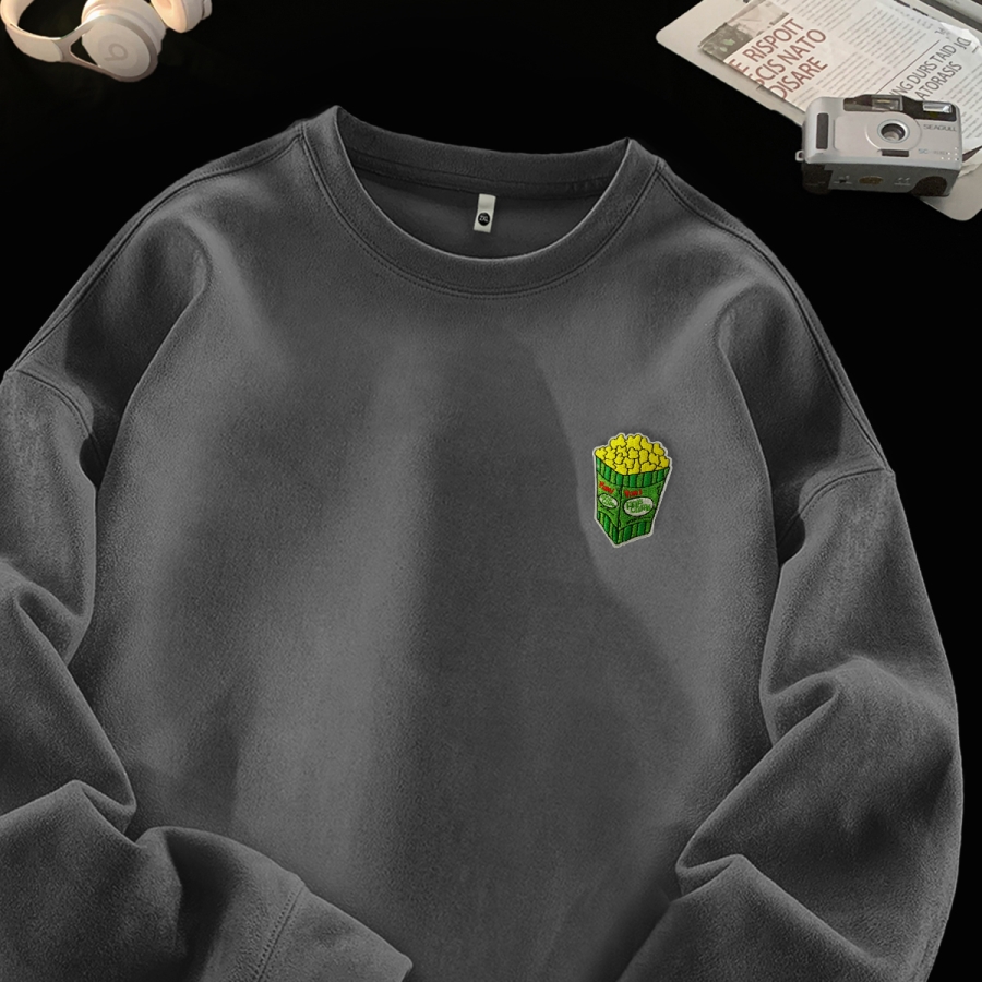 男生刺绣卫衣秋季新款麂皮绒外套美式复古上衣衣服GW162P35控50，女装短外套，星座414A-3（原B215-3）