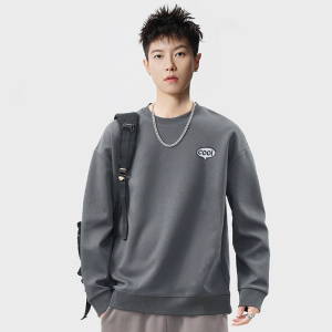 380克大码卫衣刺绣标圆领长袖卫衣潮牌新款宽松男YW287P38控58