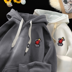 刺绣字母秋季连帽卫衣嘻哈街头潮牌宽松帽衫上衣服AW228 P55 控75图片