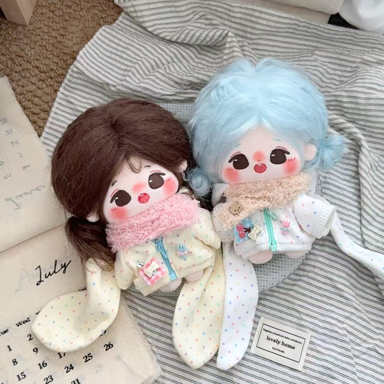 碳酸起泡小兔奶司包10cm娃衣