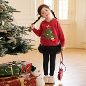 春秋季 2026新款 儿童外穿一体打底裙裤 女童假两件裙裤 冬装 加绒加厚