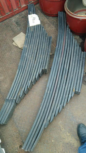 北奔重卡北方奔驰后板簧钢板弹簧总成 北奔V3钢板弹簧后钢板配件