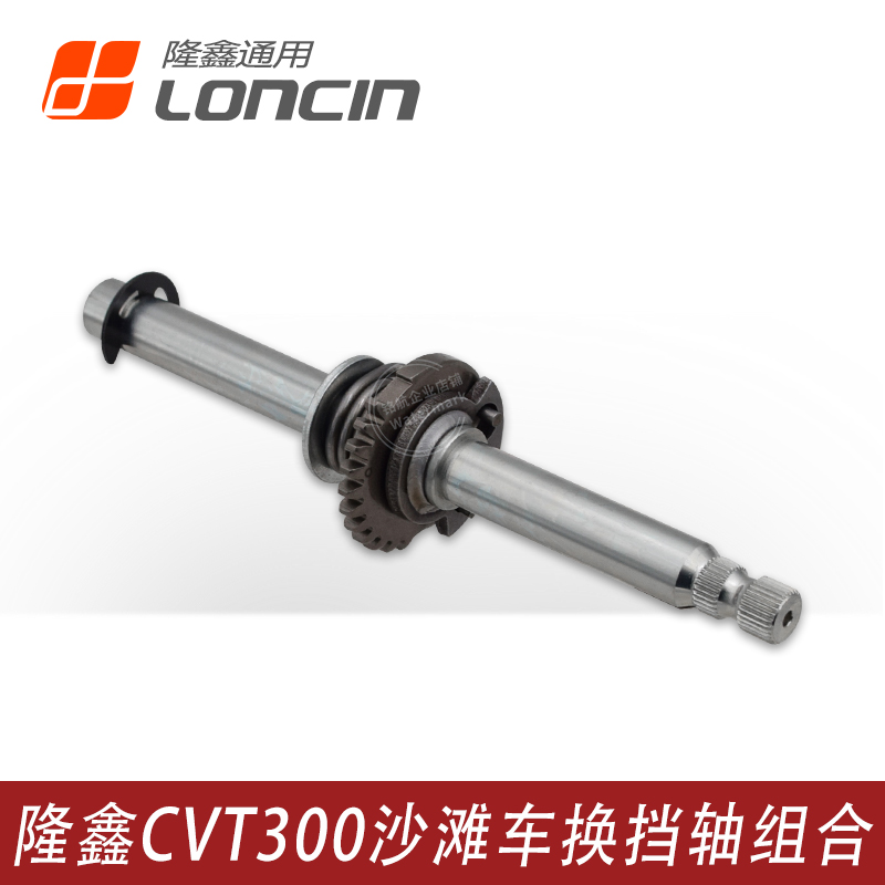 隆鑫ATV300沙滩车 华洋 巴山四轮无级变速CVT300发动机倒挡换档轴