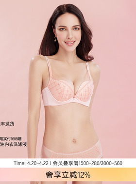 LACLOVER兰卡文星河闪烁薄透内裤蕾丝三角裤LC22SR1