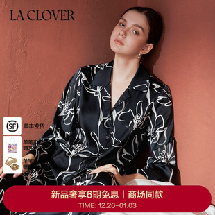 CLOVER 兰卡文 真丝印花分身套女花韵CC46AAM1 25秋冬