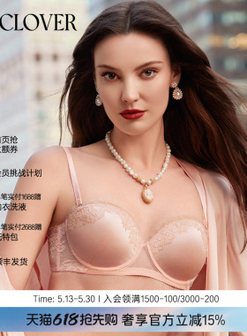 兰卡文LA CLOVER法式漫游系列1/2模杯文胸LC11XW2