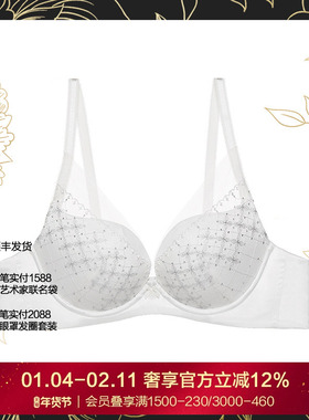 兰卡文星河闪烁聚拢文胸性感薄款显大内衣女LC11SR1